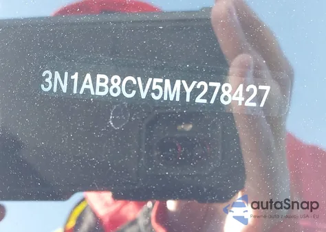 2021 Nissan Sentra Sv Xtronic Cvt из США, поврежденный, VIN 3N1AB8CV5MY278427